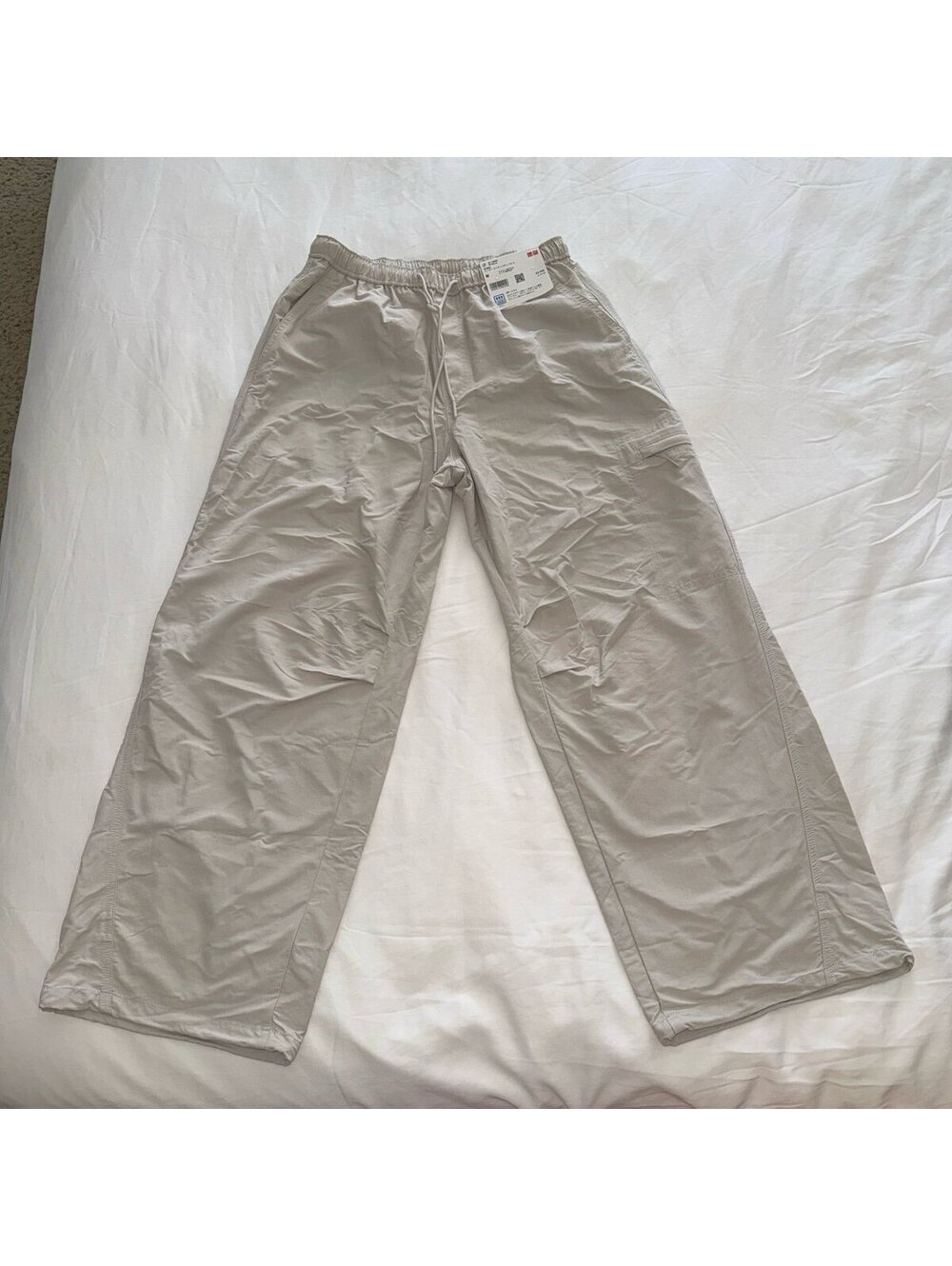 Uniqlo Utility Cargo Pants Medium Natural Japan